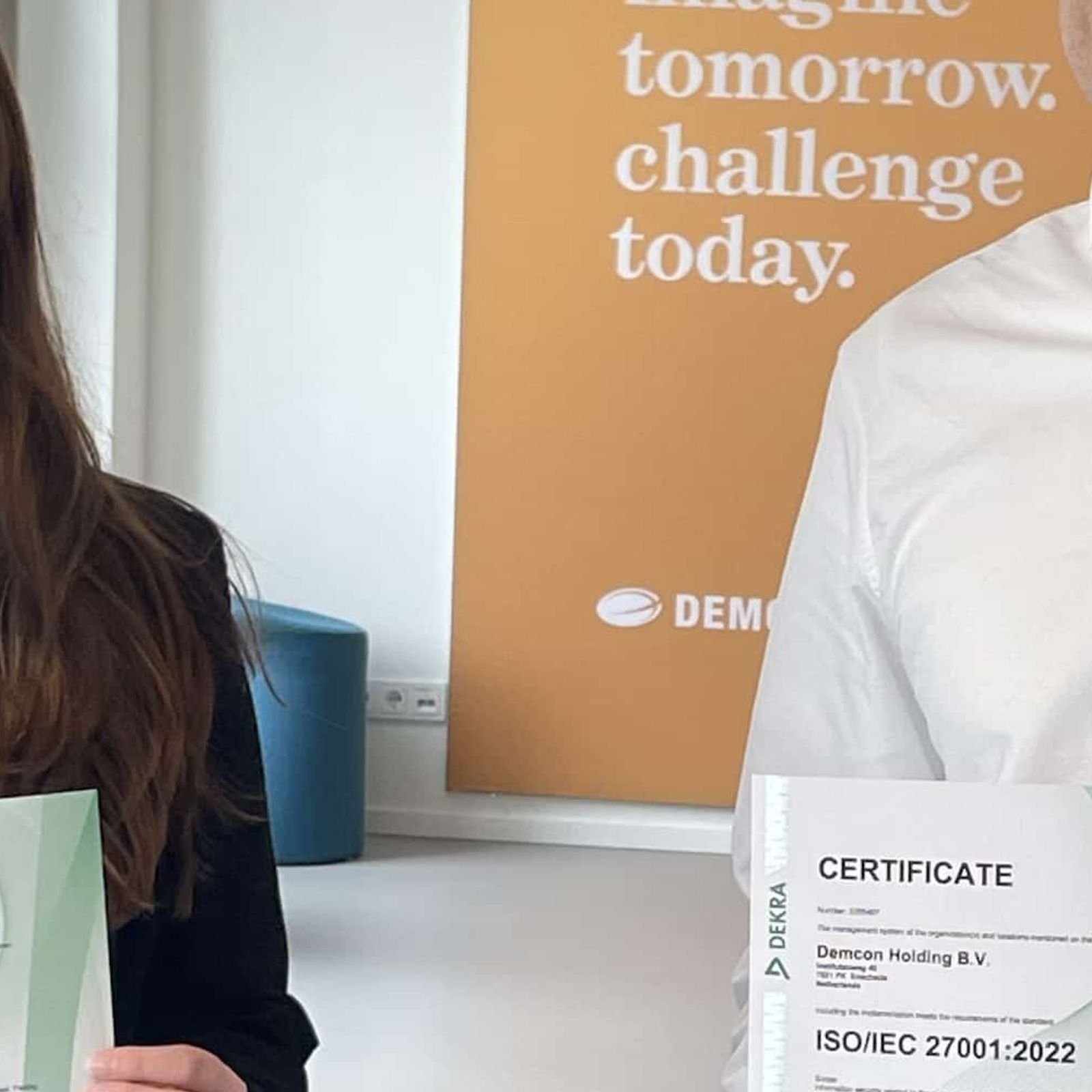 Demcon has succesfully acquired the international standard for information security, iso 27001